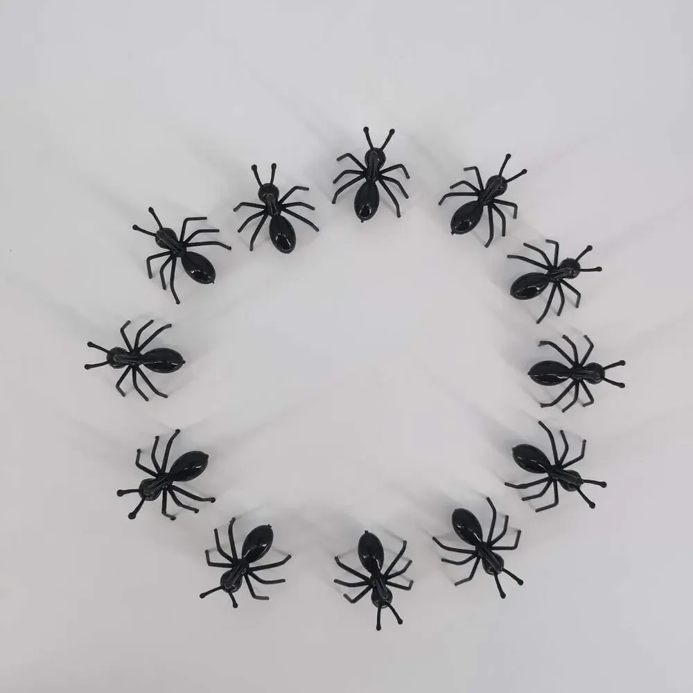 12 Reusable Ant Shaped Unbranded Black Toothpicks Fruit Forks Party Decor - NWOT